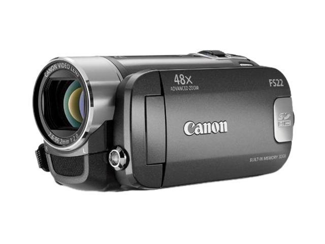 Canon FS22 1/6" CCD 2.7" 123K 37X Optical Zoom Dual Flash Memory Camcorder