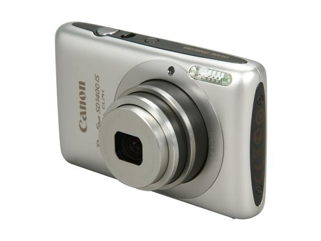 Canon PowerShot SD1400 IS Silver 14.1 MP 28mm Wide Angle Digital 