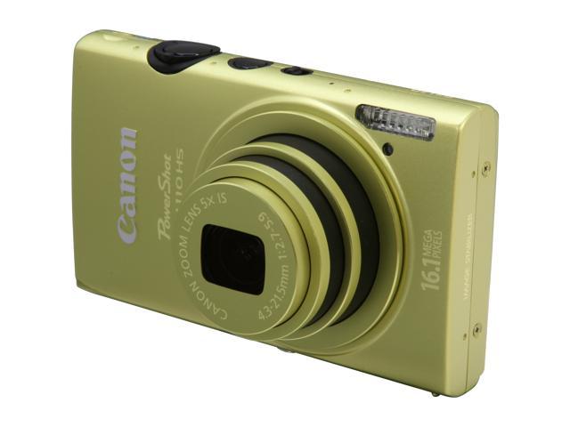 Canon ELPH 110 HS Green 16.1 MP 5X Optical Zoom 24mm Wide Angle Digital Camera HDTV Output