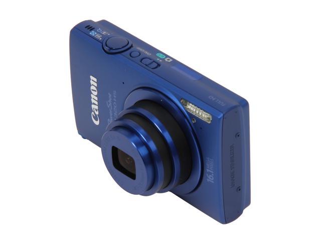 Canon PowerShot ELPH 320 HS Blue 16.1 MP 5X Optical Zoom 24mm Wide Angle Point & Shoot HDTV Output