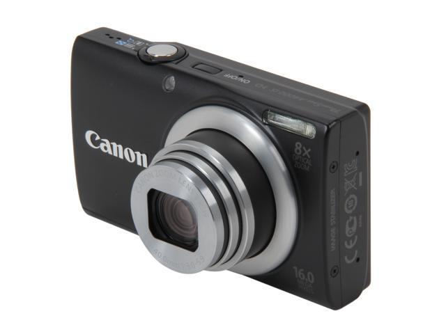 Canon PowerShot A4000 IS Black 16.0 MP 8X Optical Zoom 28mm Wide Angle Digital Camera