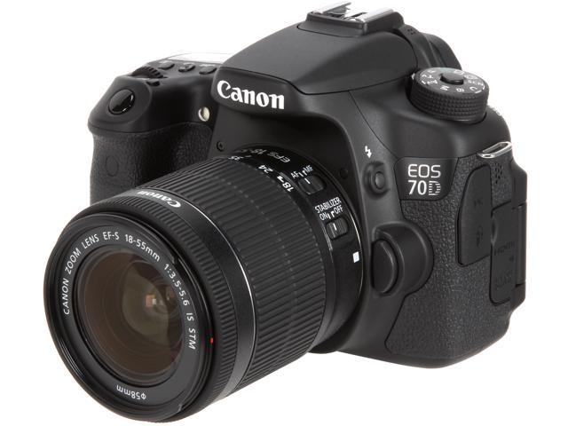 neef Woordenlijst Koningin Canon EOS 70D 8469B009 Digital SLR Cameras Black with 18 - 55mm STM  f/3.5-5.6 Lens - Newegg.com