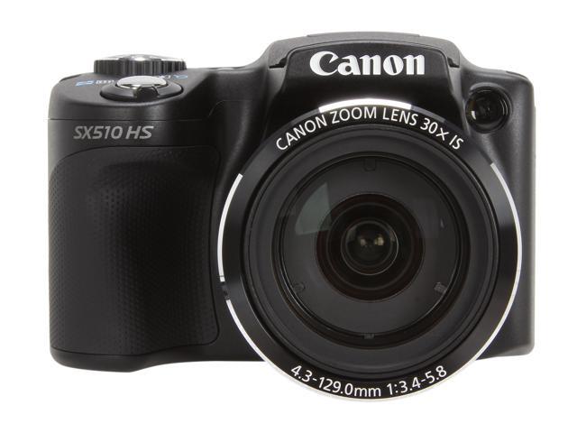 Canon PowerShot SX510 HS Black Approx. 12.1 Megapixels Digital Camera