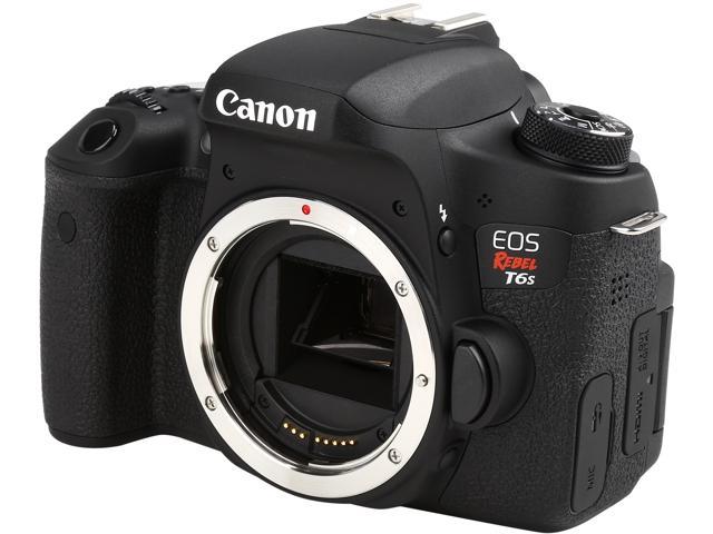 Canon EOS Rebel T6s 0020C001 Black 24.20 MP Digital SLR Camera Body