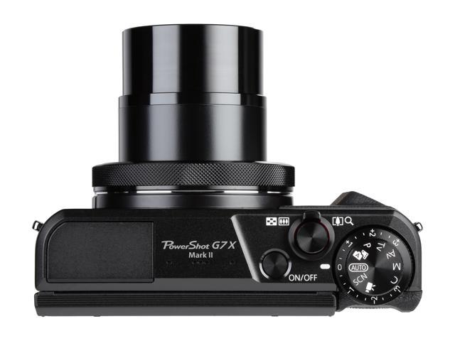 Canon PowerShot Digital Camera G7 X Mark II- Black - Newegg.com