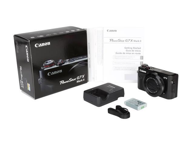 Canon PowerShot Digital Camera G7 X Mark II- Black