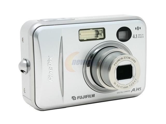 uitbarsting Speels Uitgang FUJIFILM A345 Silver 4.1 MP Digital Camera - Newegg.com