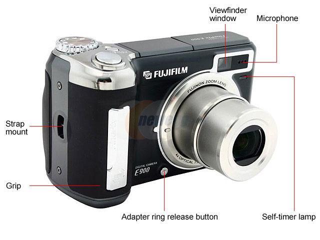 Onmiddellijk Bezem inkt FUJIFILM FinePix E900 Black 9.0 MP Digital Camera - Newegg.com