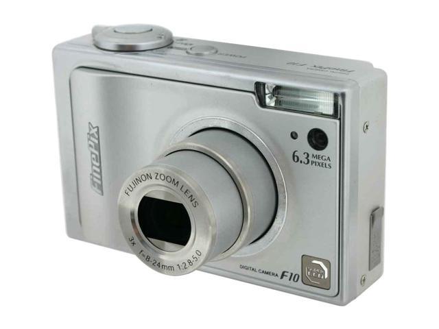 Refurbished: FUJIFILM FinePix F10 Silver 6.3 MP Digital Camera