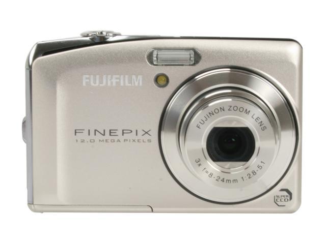 Refurbished: FUJIFILM FinePix F50SE Dark Gray 12.0 MP Digital Camera ...