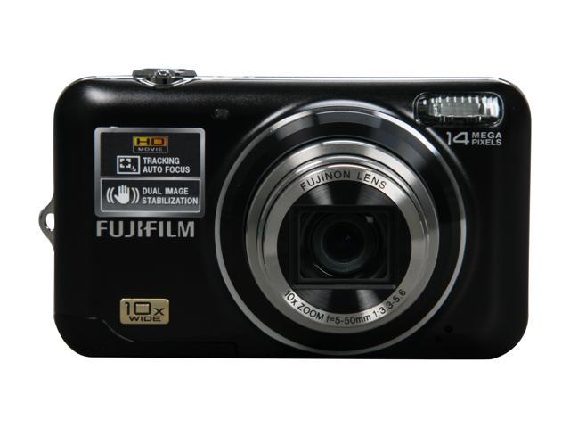 FUJIFILM FINEPIX JZ500 Black 14 MP 28mm Wide Angle Digital Camera ...