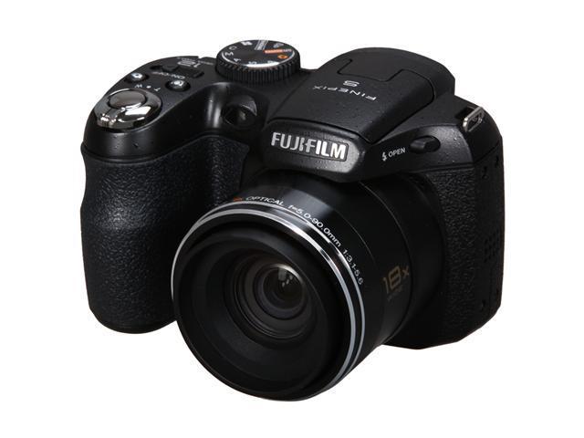 FUJIFILM FINEPIX S1800 Black 12.0 MP 18X Optical Zoom 28mm Wide Angle Digital Camera