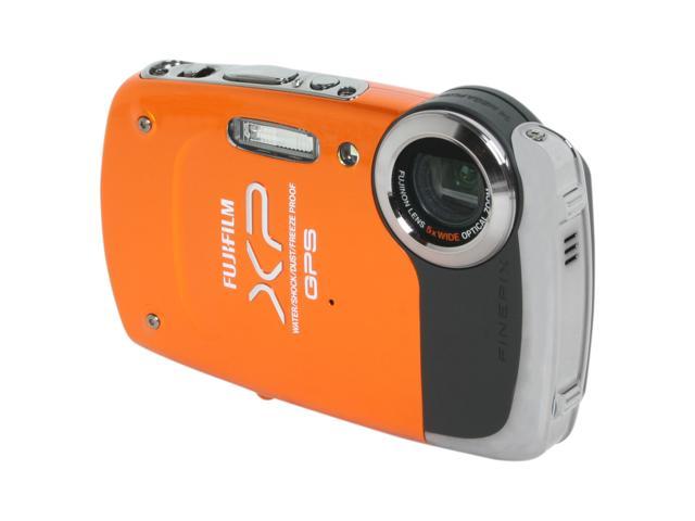 FUJIFILM XP30 Orange 14.2 MP 28mm Wide Angle Digital Camera - Newegg.com