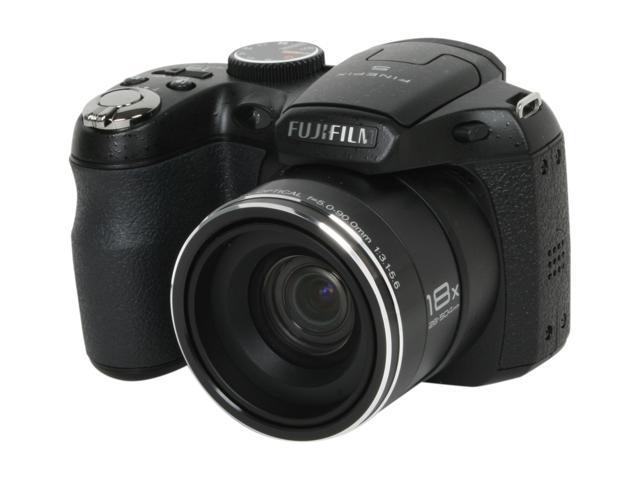 FUJIFILM S2950 Black 14.0 MP 18X Optical Zoom 28mm Wide Angle Digital Camera