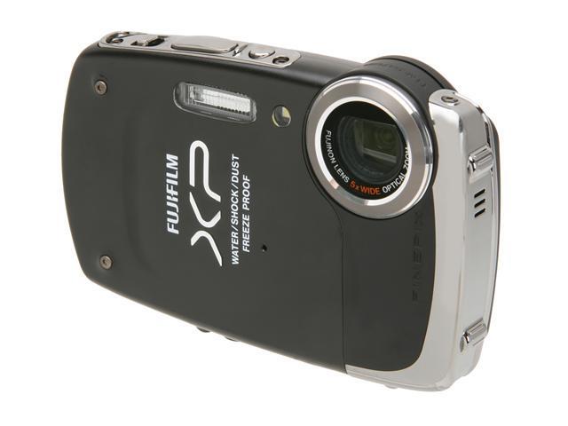 FUJIFILM FinePix XP20 Black 14.2 MP 5X Optical Zoom Waterproof Digital Camera