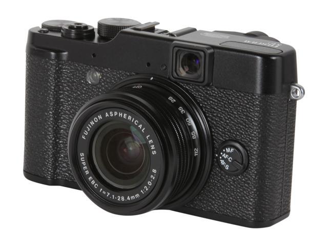 FUJIFILM X10 Black 12.0 MP 4X Optical Zoom 28mm Wide Angle Digital Camera