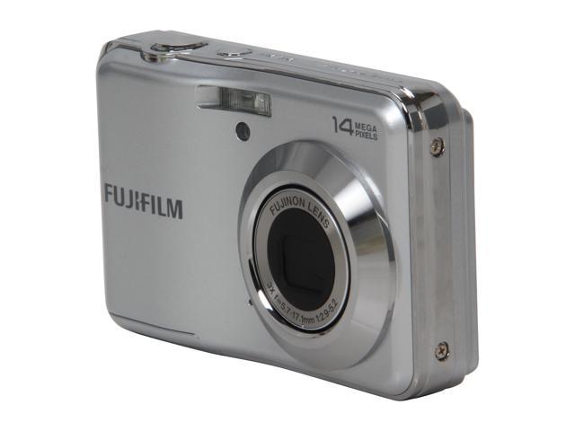 Refurbished: FUJIFILM AV200 Silver 14 MP Wide Angle Digital Camera ...