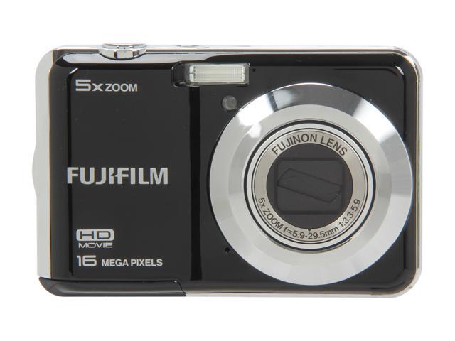 Refurbished: FUJIFILM FinePix AX550 Black 16.0 MP Digital Camera