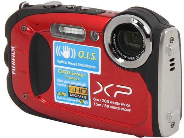 FUJIFILM FinePix XP60 16318681 Red 16.4 MP 2.7" 230K Digital Camera