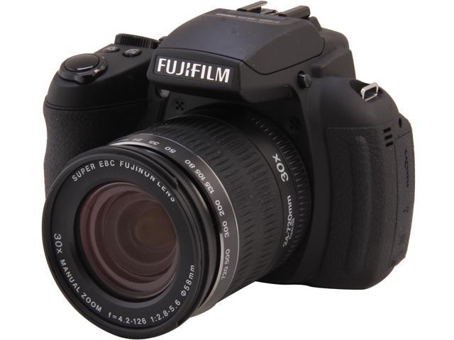 FUJIFILM FinePix HS35EXR Black 16 MP 30X Optical Zoom 24mm Wide Angle Digital Camera