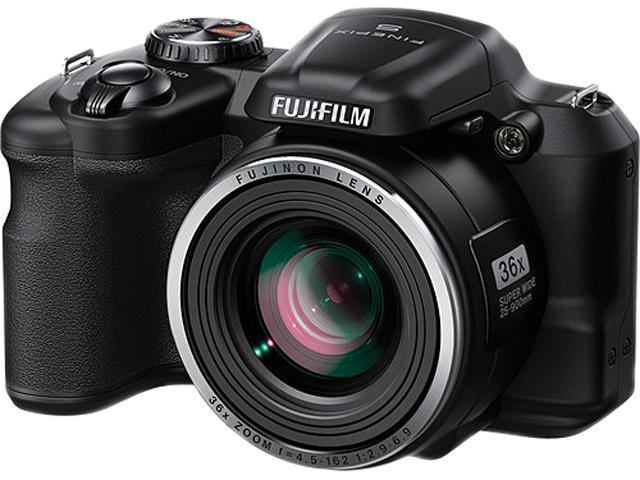FUJIFILM FinePix S8600 Black 16.0 MP 36X Optical Zoom 25mm Wide Angle Digital Camera HDTV Output