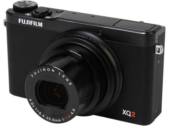 FUJIFILM XQ2 Black 12.0 MP 25mm Wide Angle Digital Camera