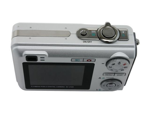 CASIO EX-Z120 Silver 7.2 MP Digital Camera - Newegg.com