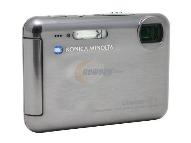 Konica Minolta DiMAGE X1 8.0MP Digital Camera - Silver Brown