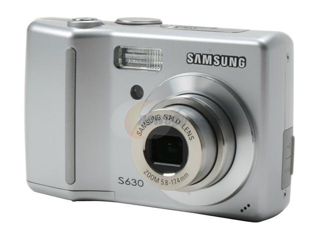 SAMSUNG S630S Silver 6.0 MP 3X Optical Zoom Digital Camera
