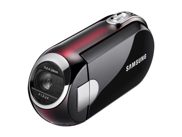 SAMSUNG SMX-C10 Black-Red 1/6" CCD 2.7" 230K LCD 10X Optical Zoom Compact SD Camcorder