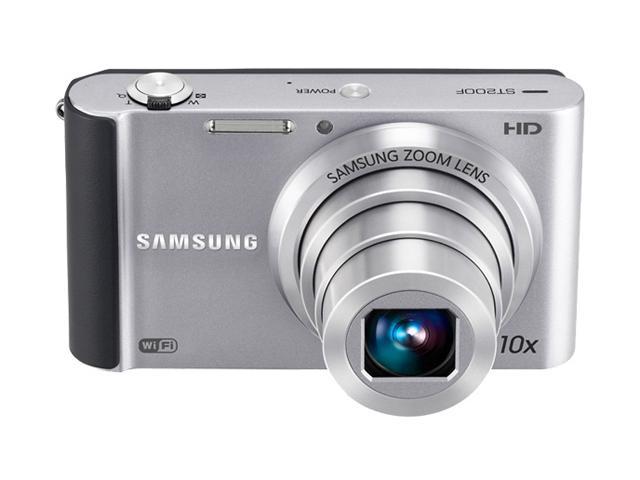 Samsung St200f Silver 16.1 Mp 27mm Wide Angle Wireless-enabled Smart 