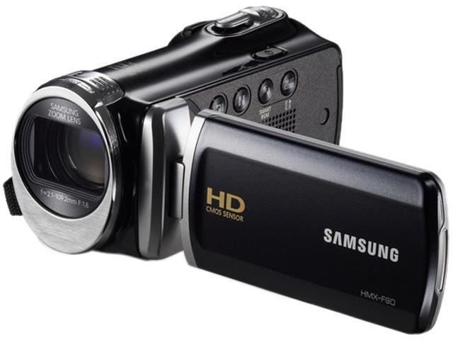 SAMSUNG F90BN HMX-F90BN/XAA Black CMOS 2.7" 230K LCD 52X Optical Zoom High Definition HDD/Flash Memory Camcorder