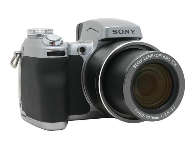 SONY DSC-H1 2-Tone 5.0 MP 12X Optical Zoom Digital Camera