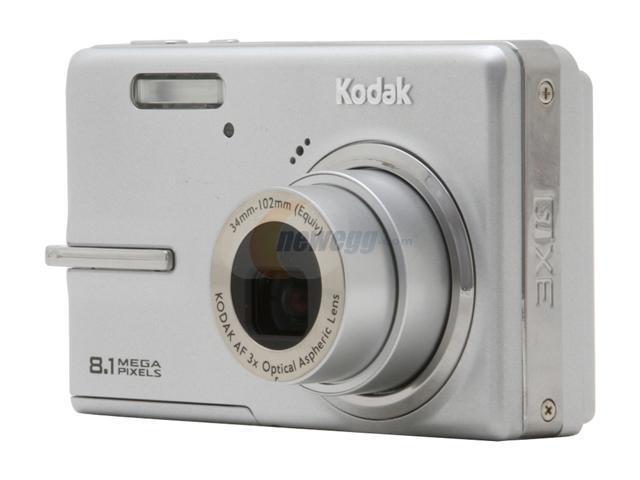 Kodak EasyShare M893 IS Silver 8.1 MP 3X Optical Zoom Digital Camera