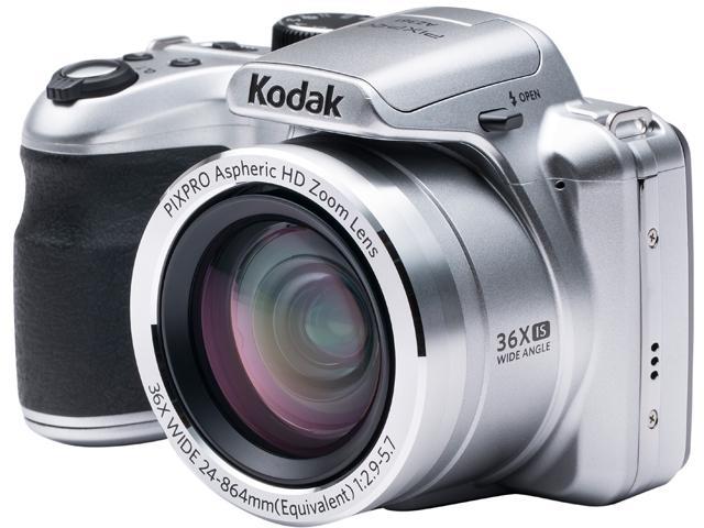 Kodak AZ361-SL Silver 16.15 Megapixels 36X Optical Zoom Wide Angle Astro Zoom Digital Camera