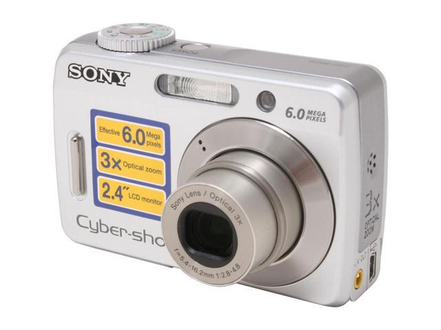 SONY DSC-S500 Silver 6.0 MP Digital Camera - Newegg.com