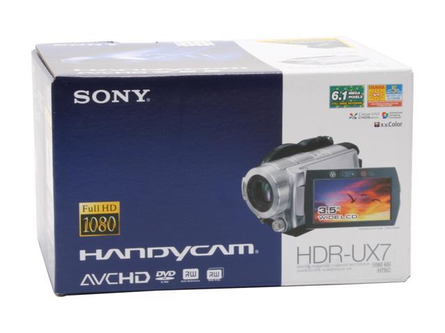 SONY HDR-UX7 Silver AVCHD DVD Handycam Camcorder - Newegg.com