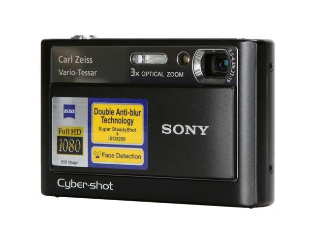 SONY DSC-T20/B Black 8.1 MP 3X Optical Zoom Digital Camera HDTV Output