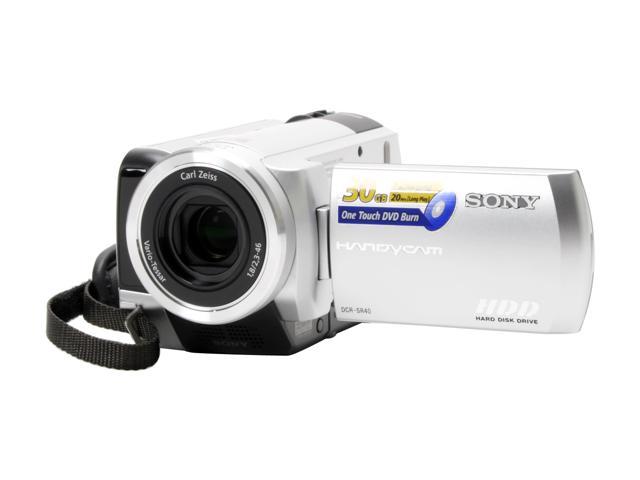 SONY DCR-SR40 1/6" CCD 2.5" 123K LCD 20X Optical Zoom HDD/Flash Memory Camcorder