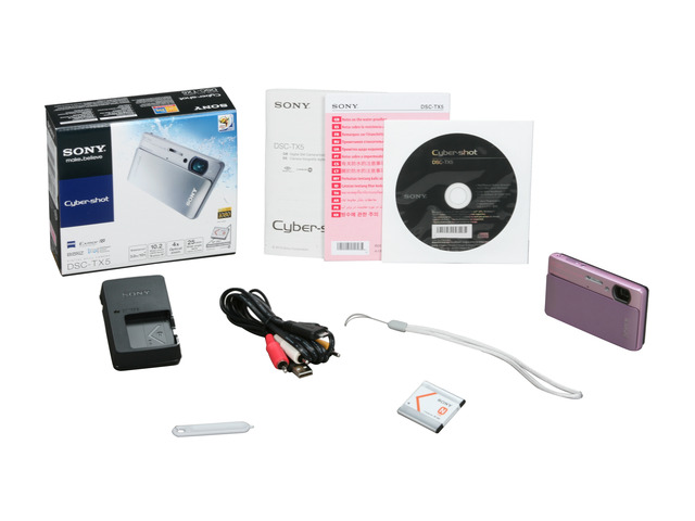 Appareil Photo Compact Sony Cyber-shot DSC-TX5 10.2 MP Rose - Occasion, étanche, Zoom 4x
