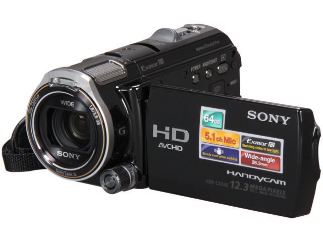 SONY HDRCX560V Black 1/2.88" CMOS 10X Optical Zoom Full HD HDD/Flash Memory Camcorder