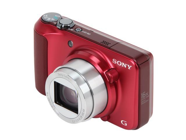 SONY Cyber-shot DSC-H90/R Red 16.1 MP 16X Optical Zoom Digital Camera