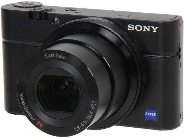 SONY RX100 Black 20.2 MP 3.6X Optical Zoom Digital Camera HDTV Output
