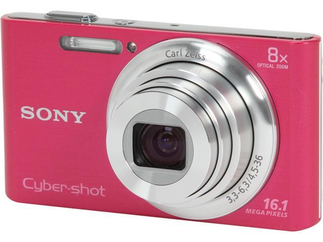 SONY DSCW730/P Pink 16.1 MP 8X Optical Zoom Digital Camera