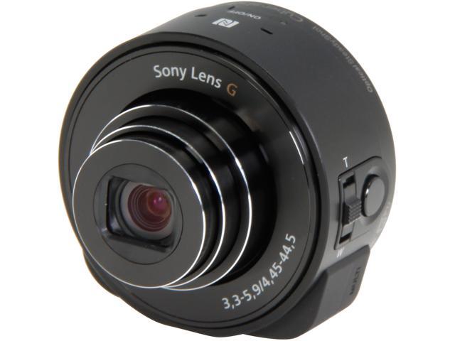 SONY DSCQX10/B Black > 16.0 MP 10X Optical Zoom 25mm Wide Angle Smartphone Attachable Lens-style Camera