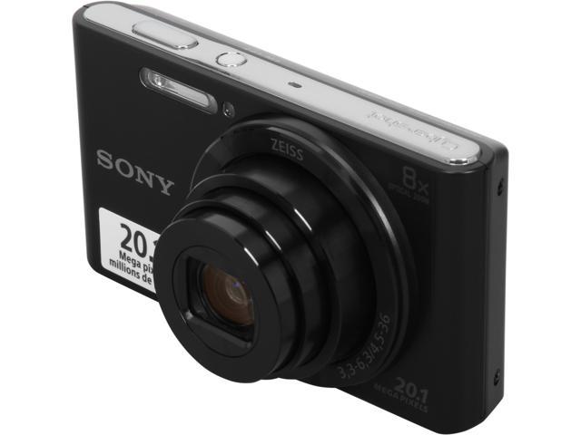 SONY Cyber-shot W830 Black 20.1MP Digital Camera - Newegg.com