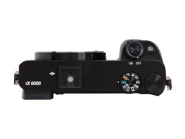 Open Box: SONY Alpha a6000 ILCE-6000/B Black Mirrorless Camera