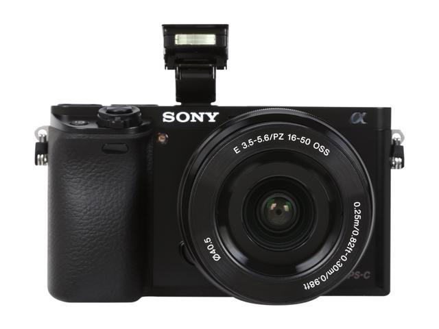 SONY Alpha DSLR Camera a6000 with 16-50mm Lens - Newegg.com