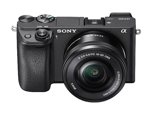 SONY Alpha a6300 ILCE-6300L Black Digital SLR Camera with 16-50 mm