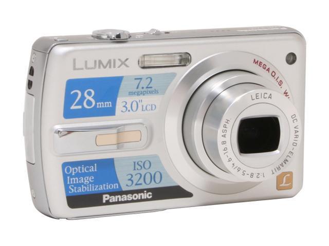 Panasonic DMC-FX50S Silver 7.2 MP 3.0" 230K LCD 3.6X Optical Zoom 28mm Wide Angle Digital Camera